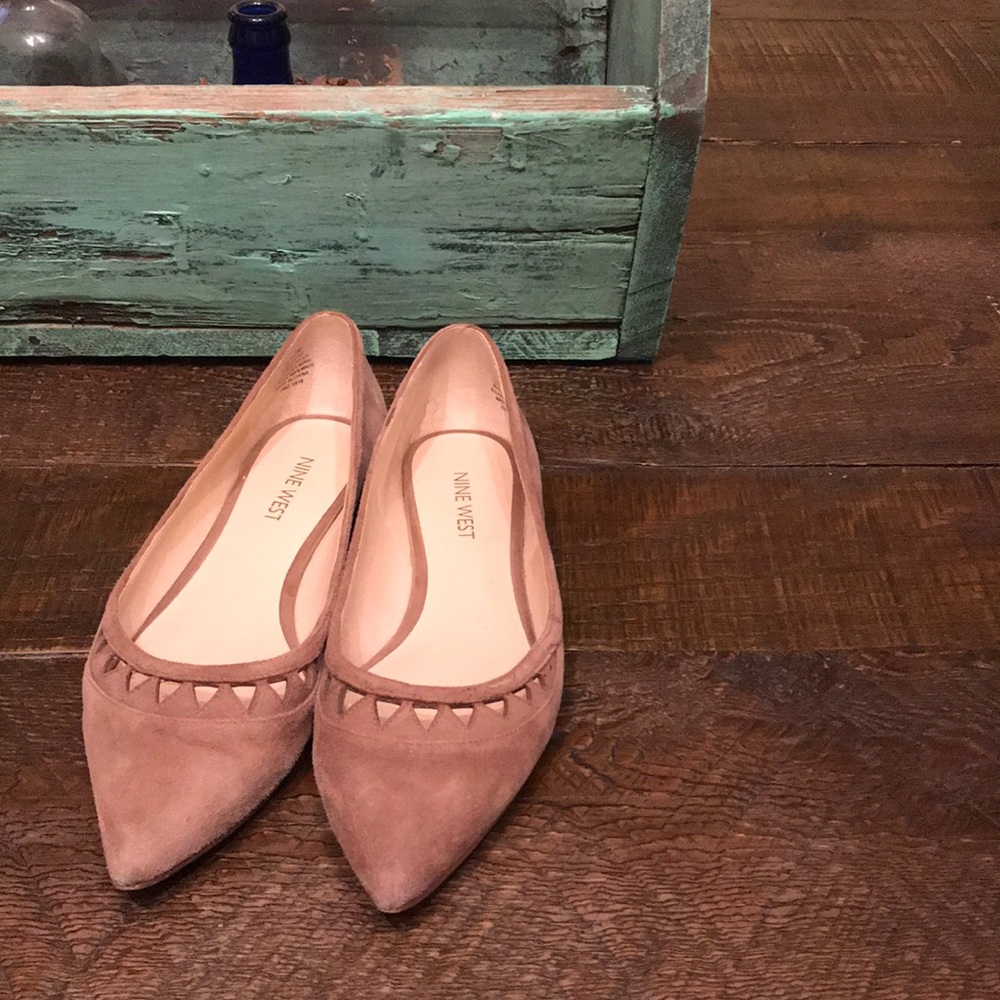 Nine West suede flats - 6.5